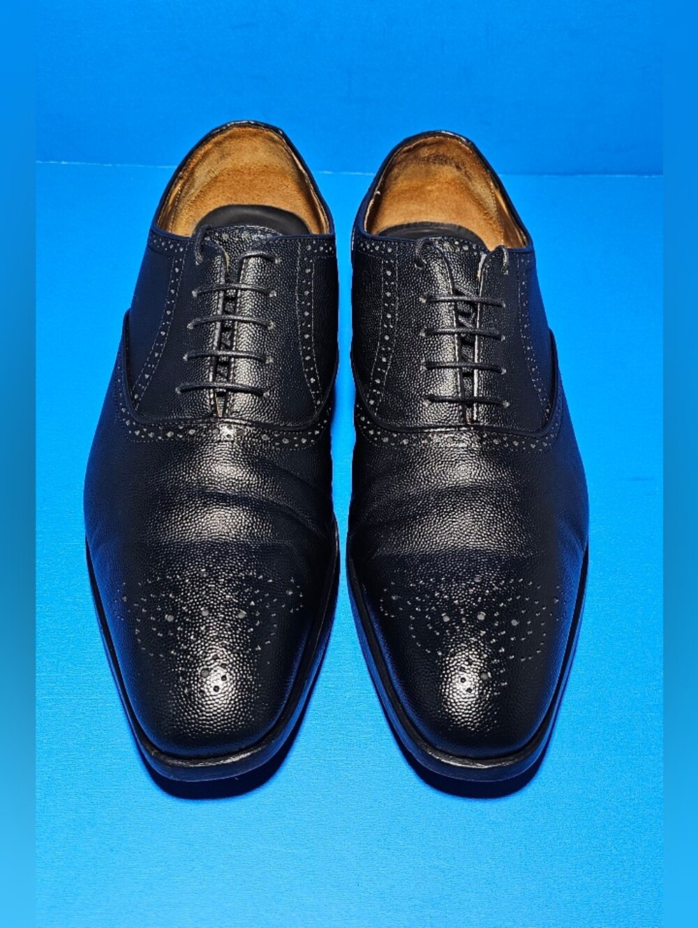 PS X Paul Smith Gilbert Men's Black Leather Oxford Brogue Dress Shoes Size 11 US